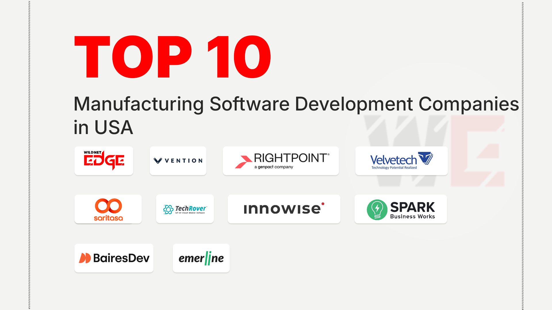 Best Manufacturing Software Development Companies
