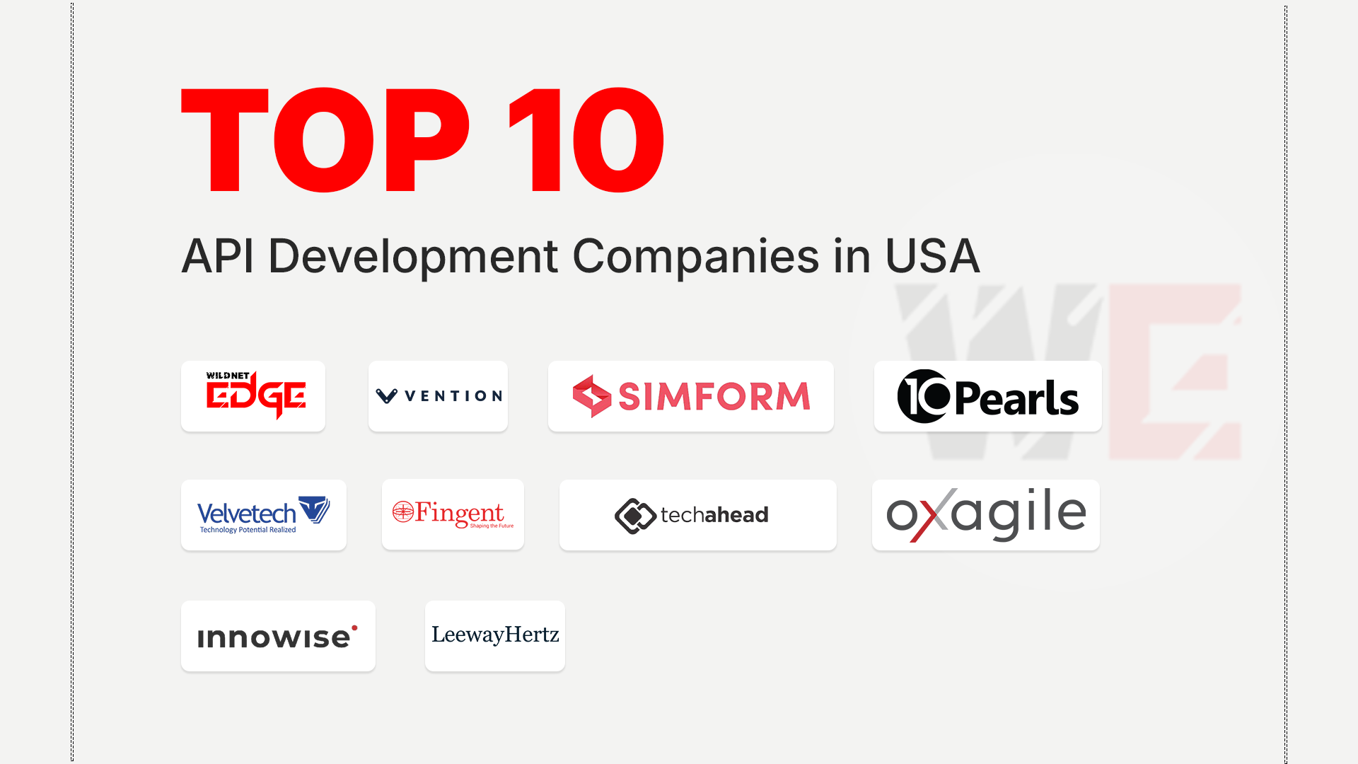 Best API Development Companies