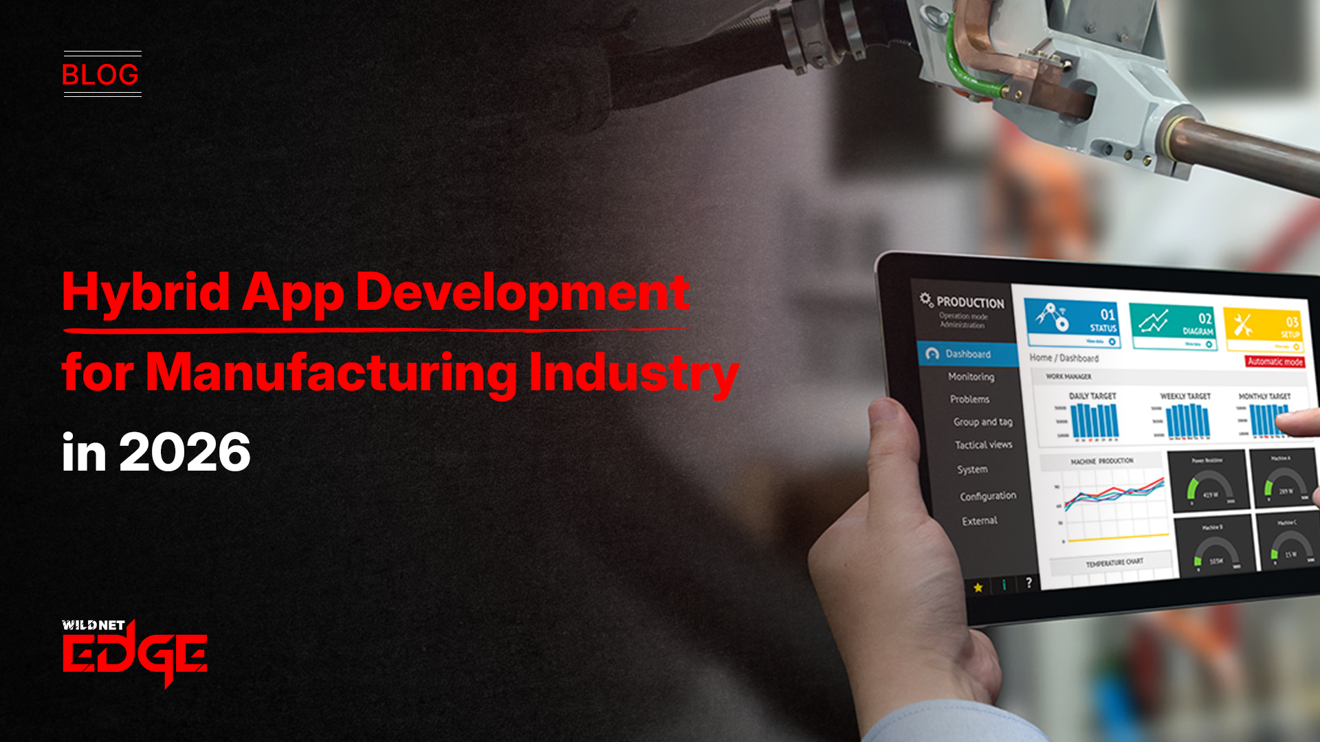 hybrid app development for Manufacturing Industry