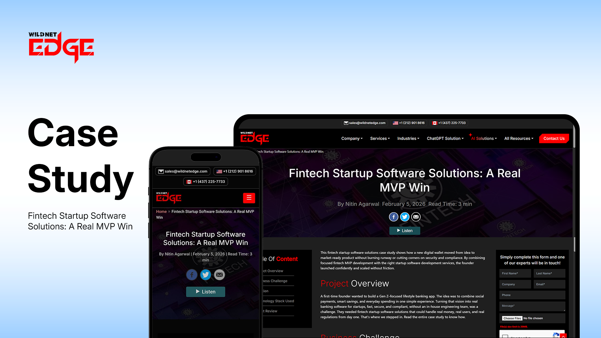 fintech startup software solutions