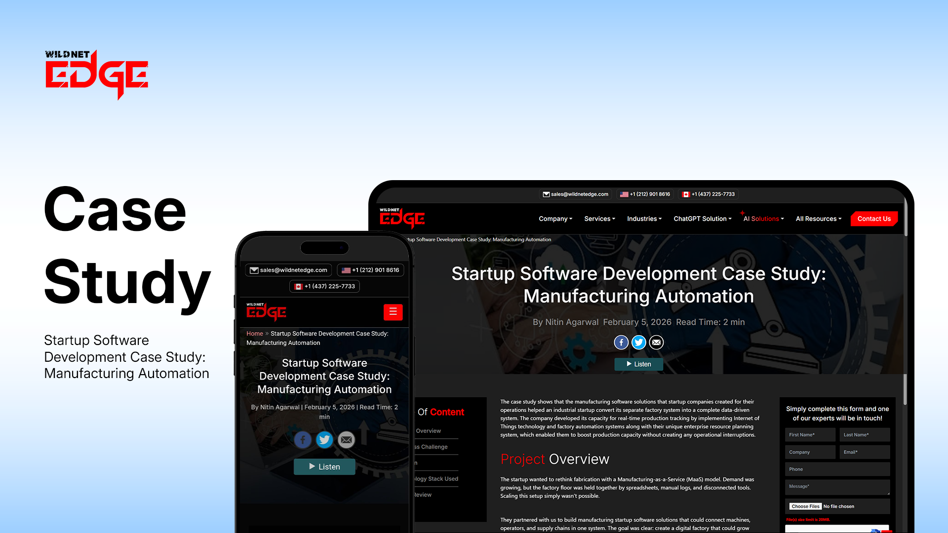 manufacturing startup software solutions