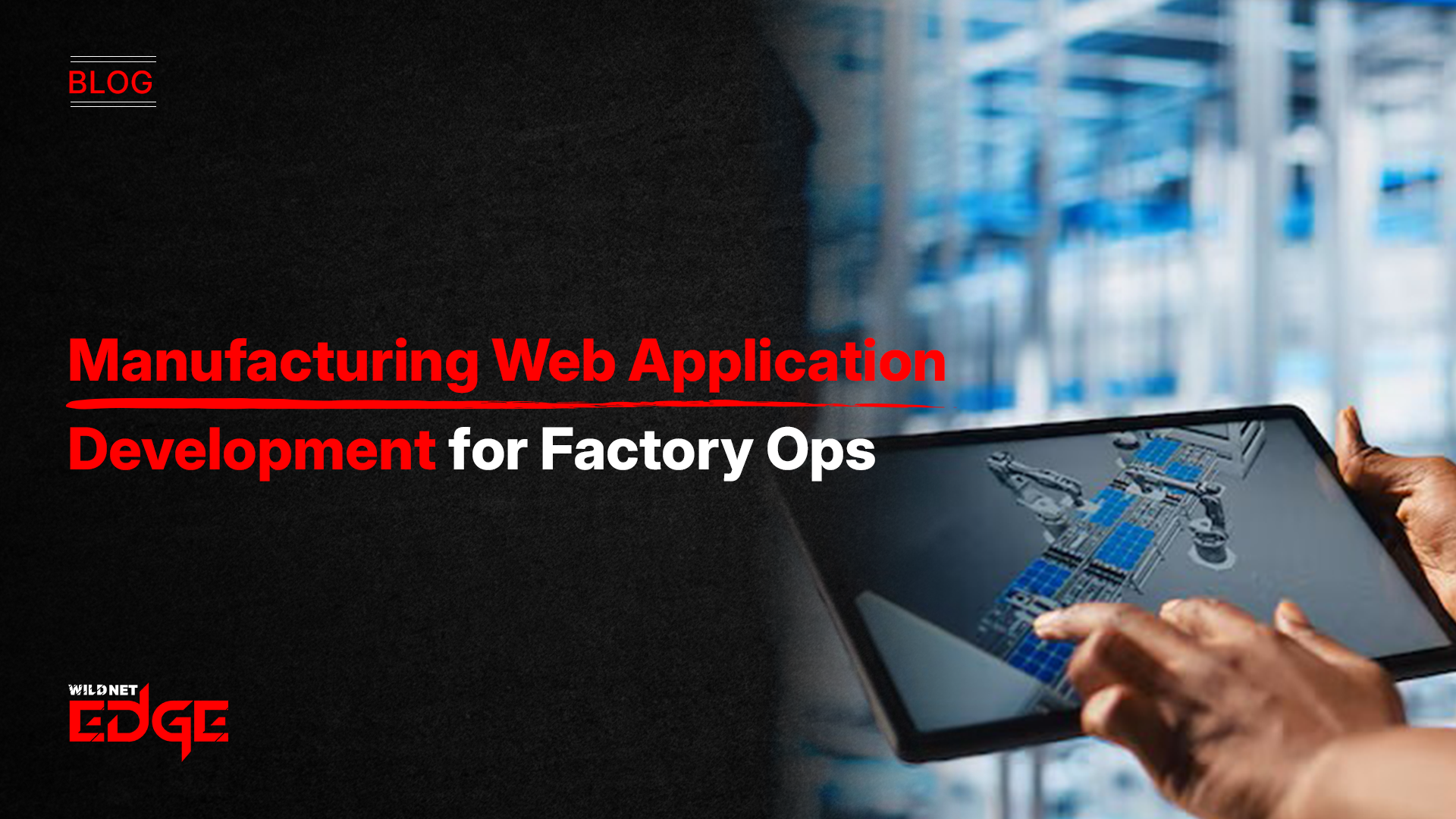 manufacturing web application development