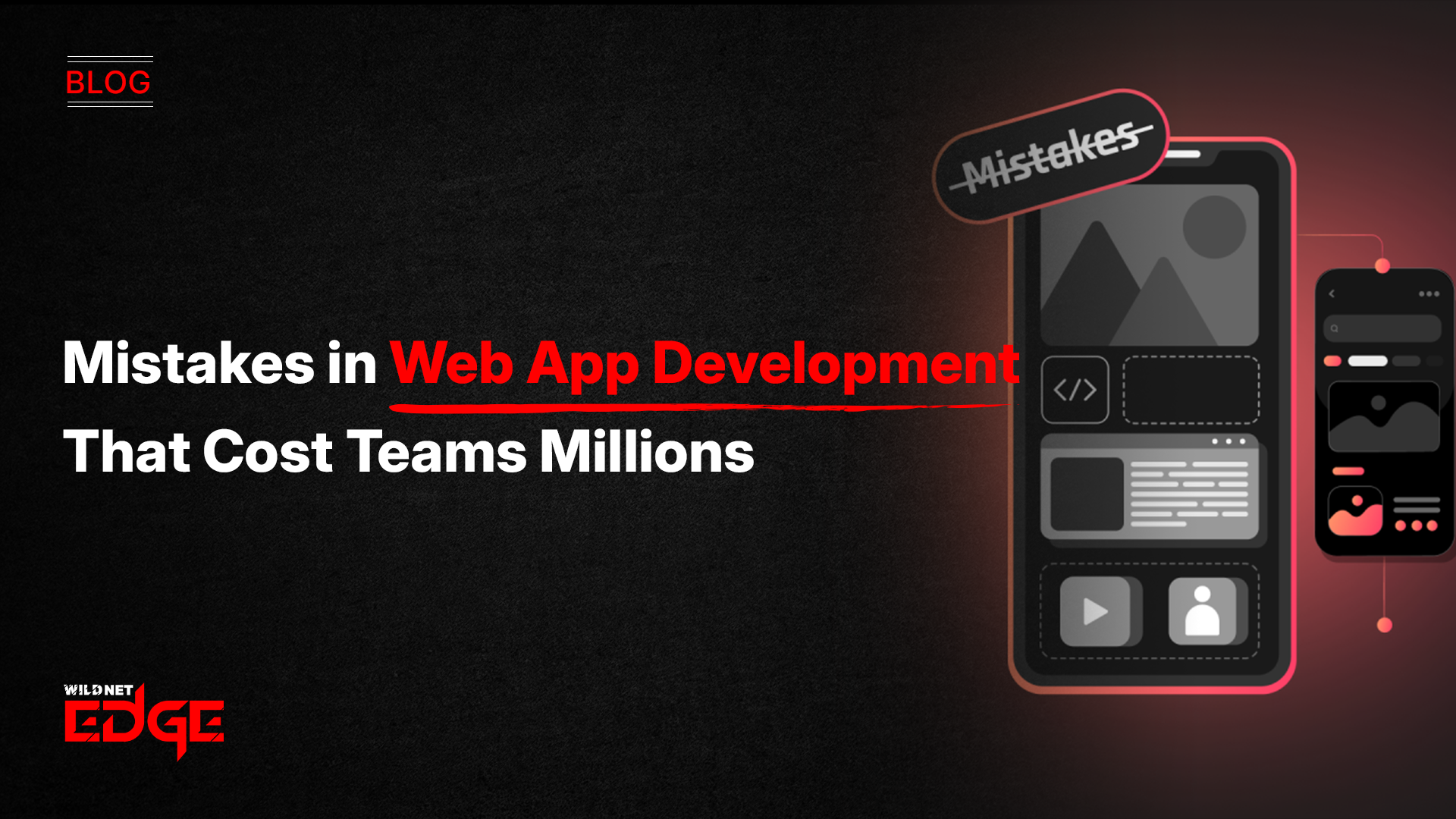 mistakes in web app development