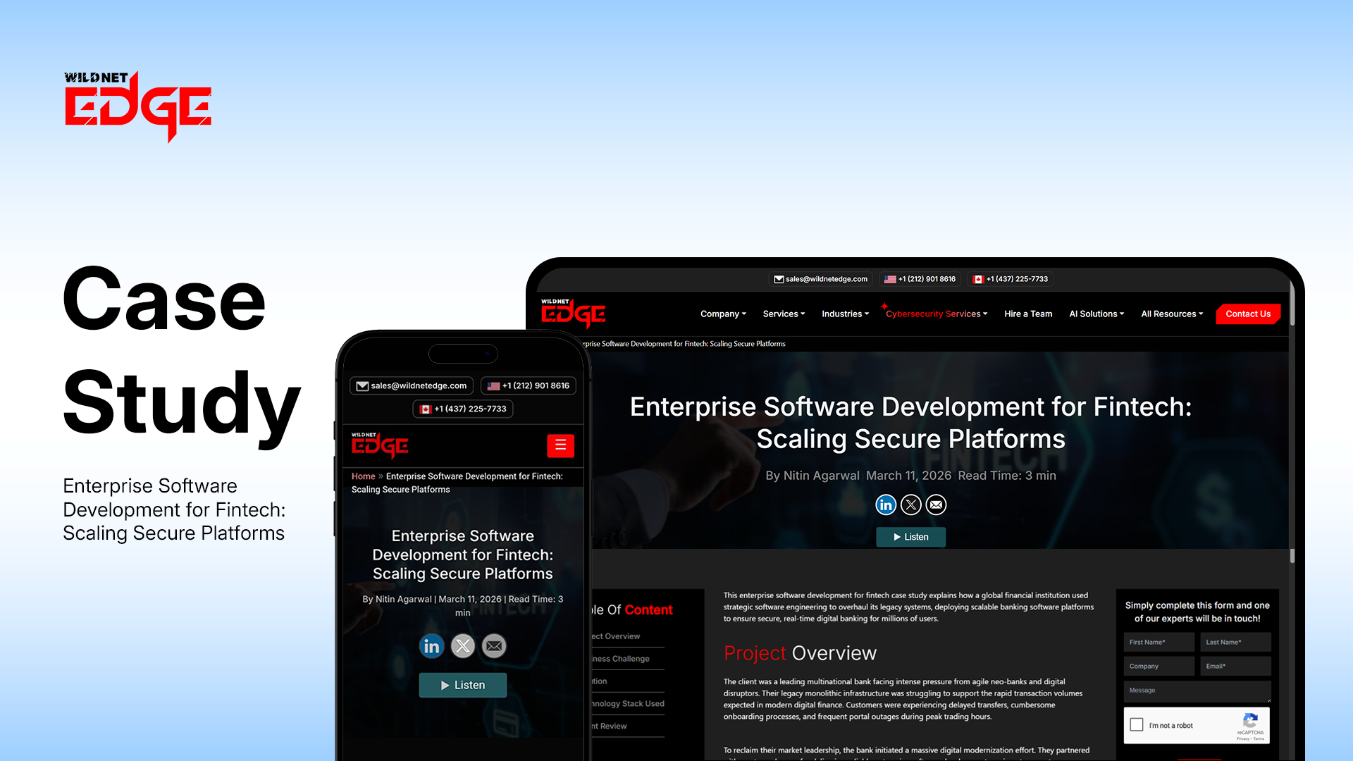 enterprise software development for fintech