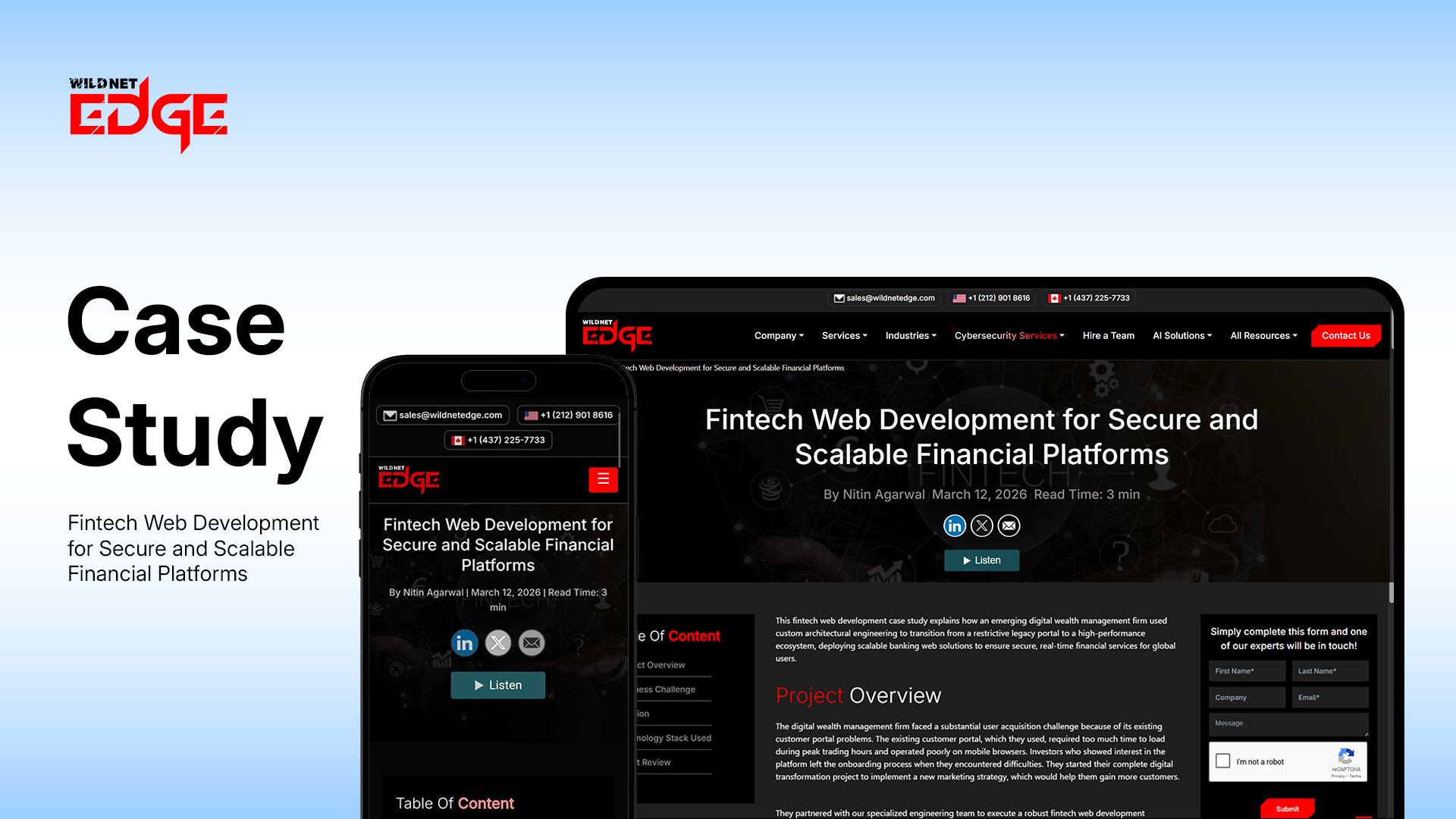 fintech web development