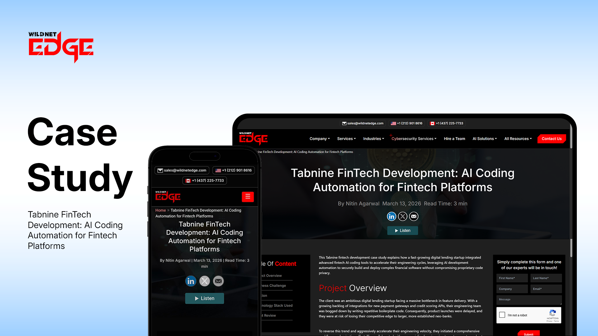 Tabnine fintech development