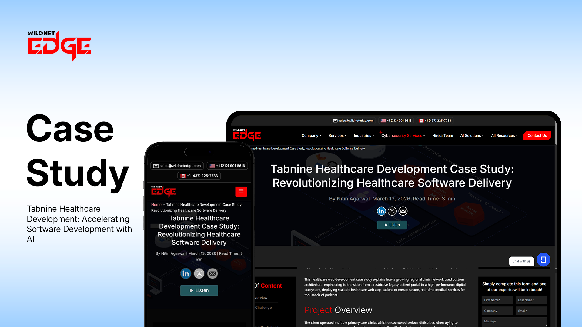 Tabnine healthcare development